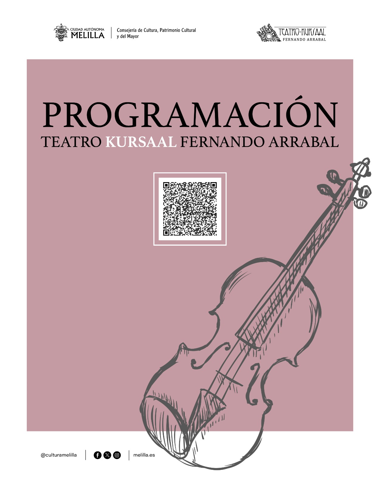 Cartel Teatro Kursaal - Programacin Octubre / Diciembre 2025