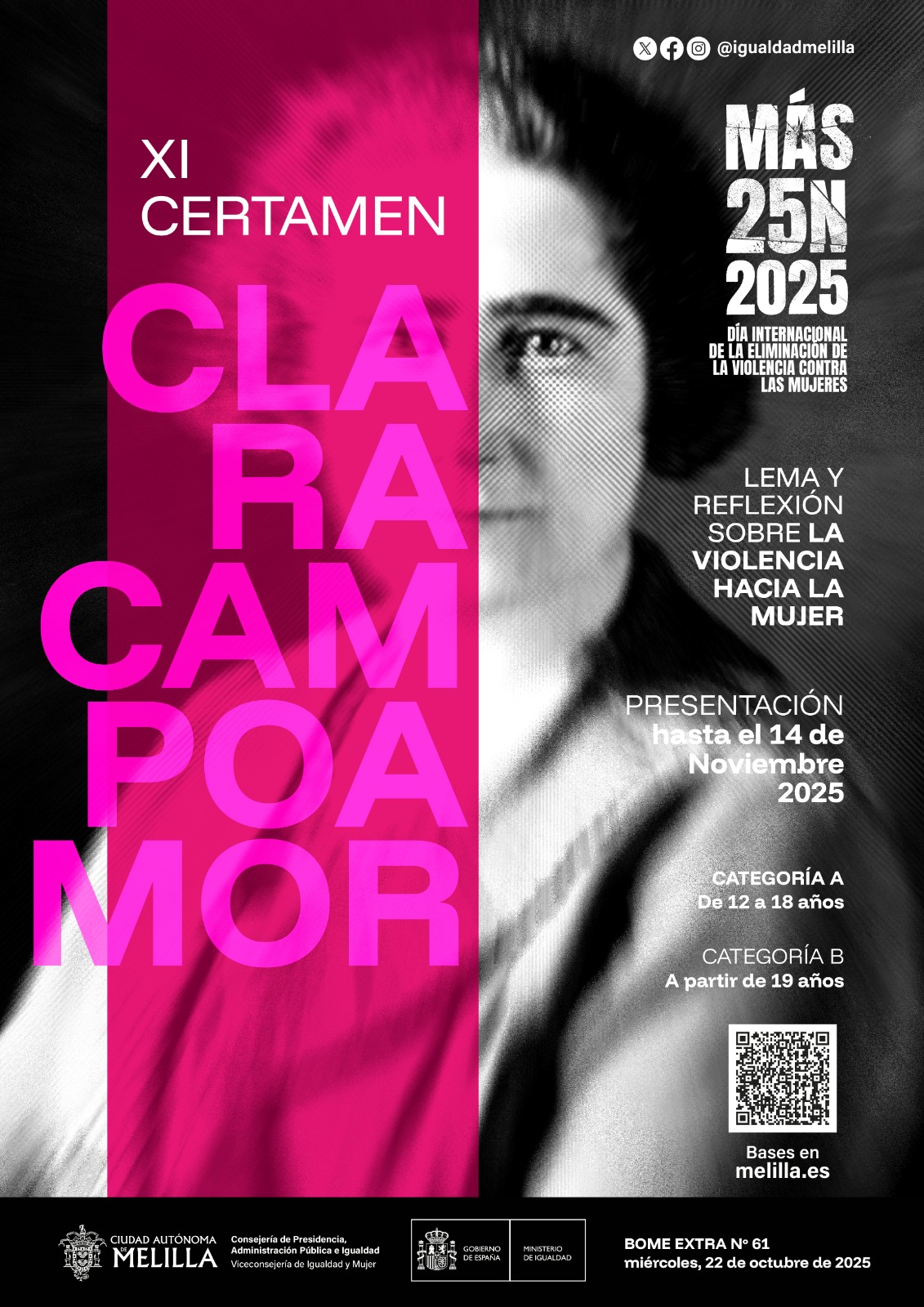 Cartel XI Certamen ''Clara Campoamor'' 2025