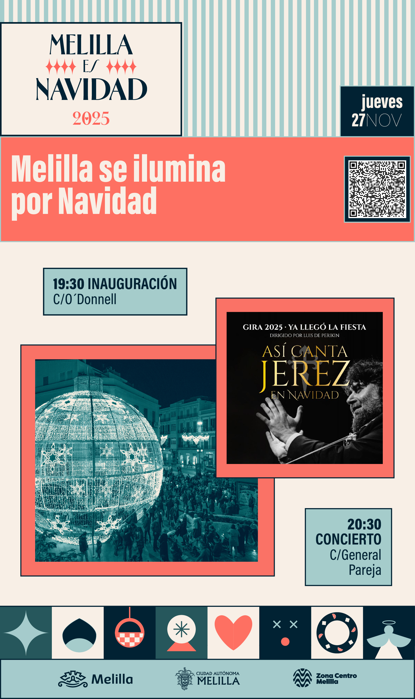 CARTEL Melilla se ilumina por Navidad