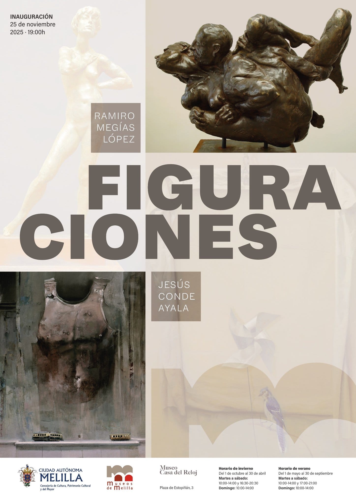 CARTEL Museo Casa del Reloj - Figuraciones