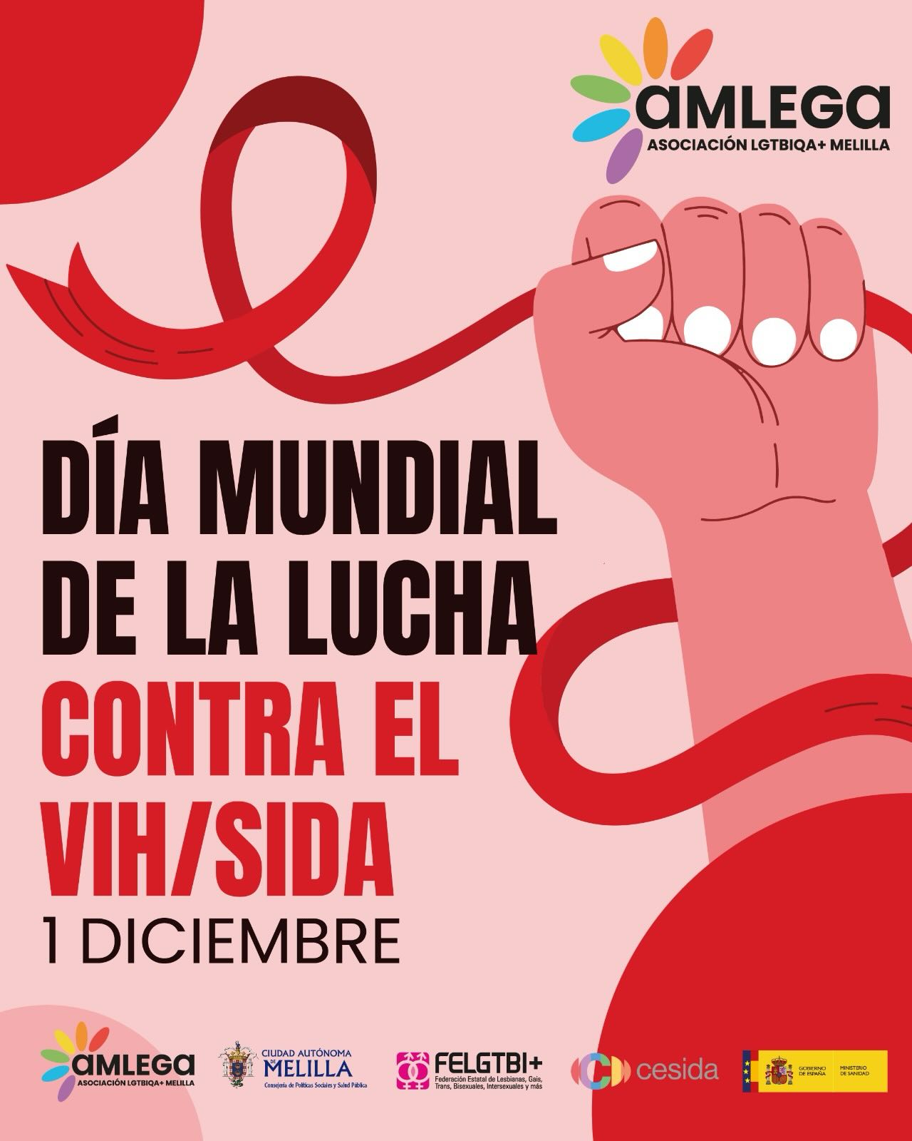 CARTEL Da Mundial de la Lucha contra el VIH/SIDA
