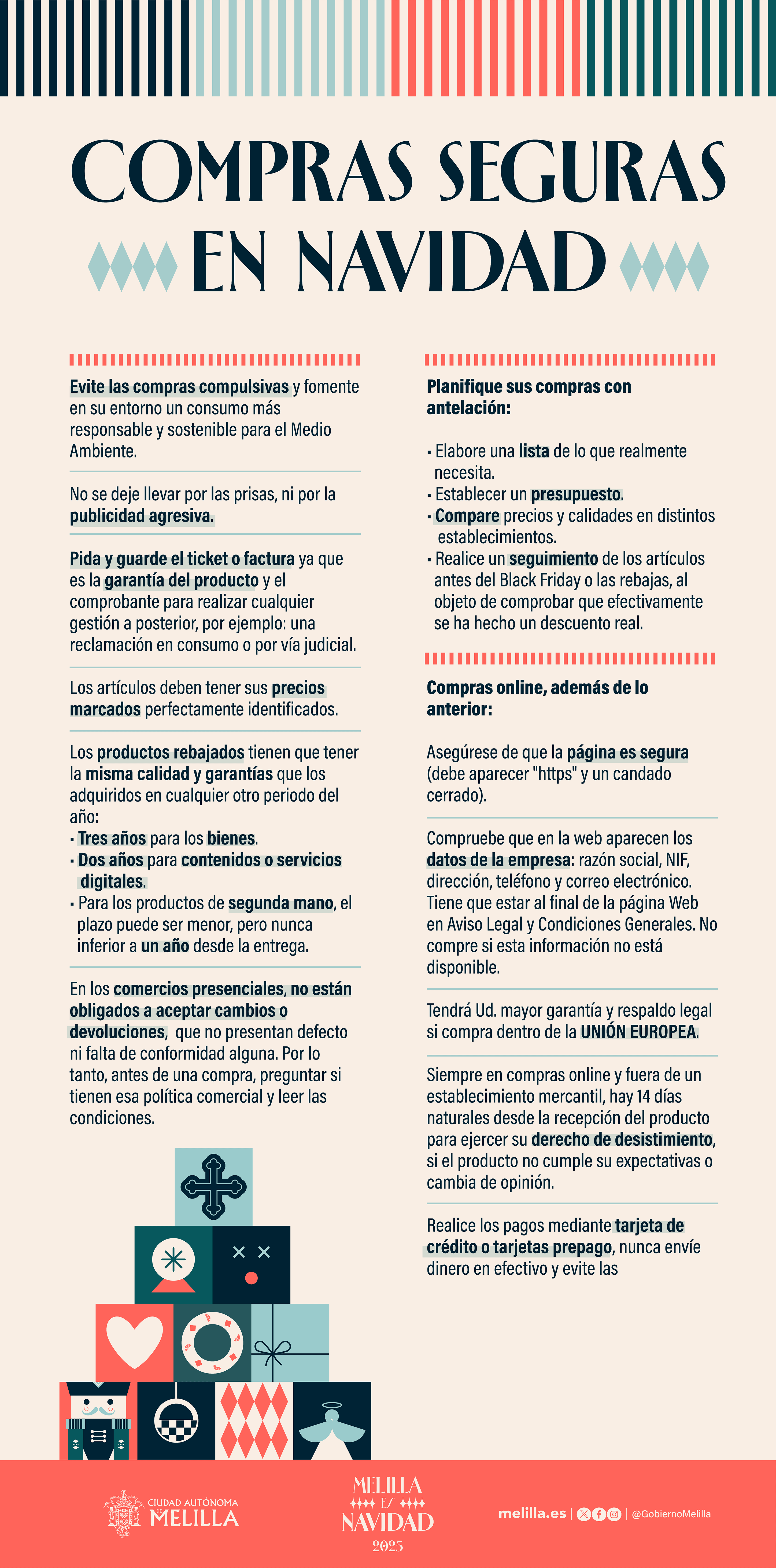 CARTEL Compras seguras en Navidad