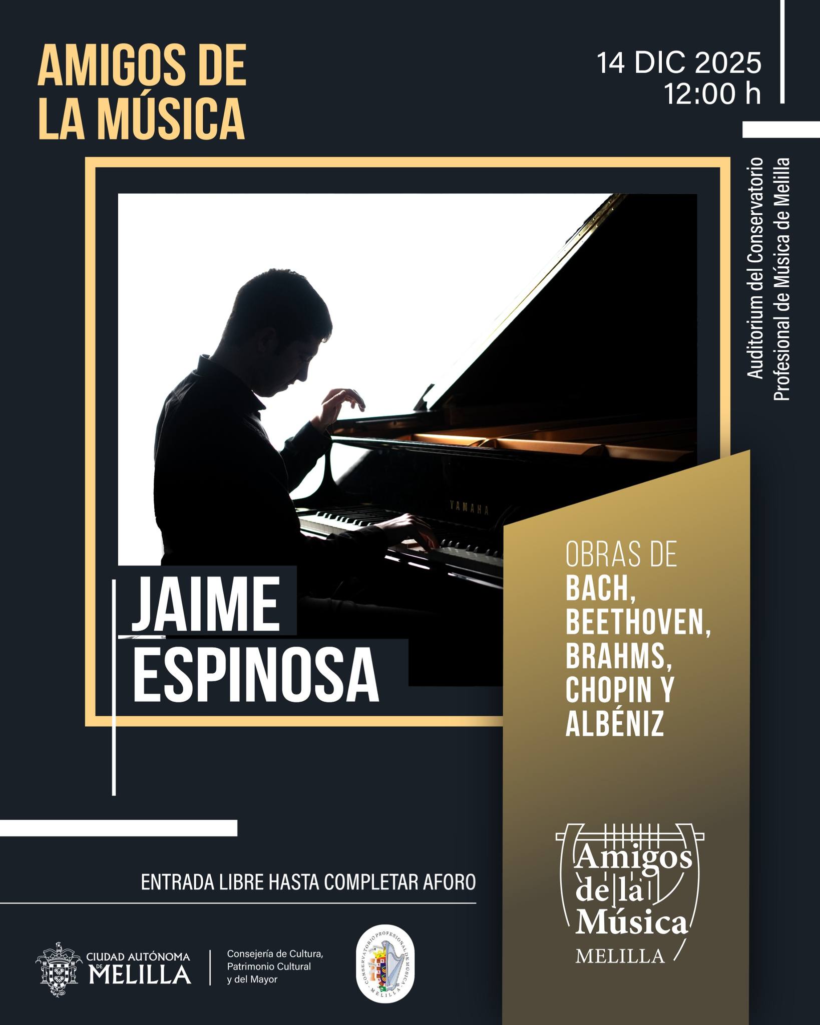 CARTEL Amigos de la Msica - Jaime Espinosa