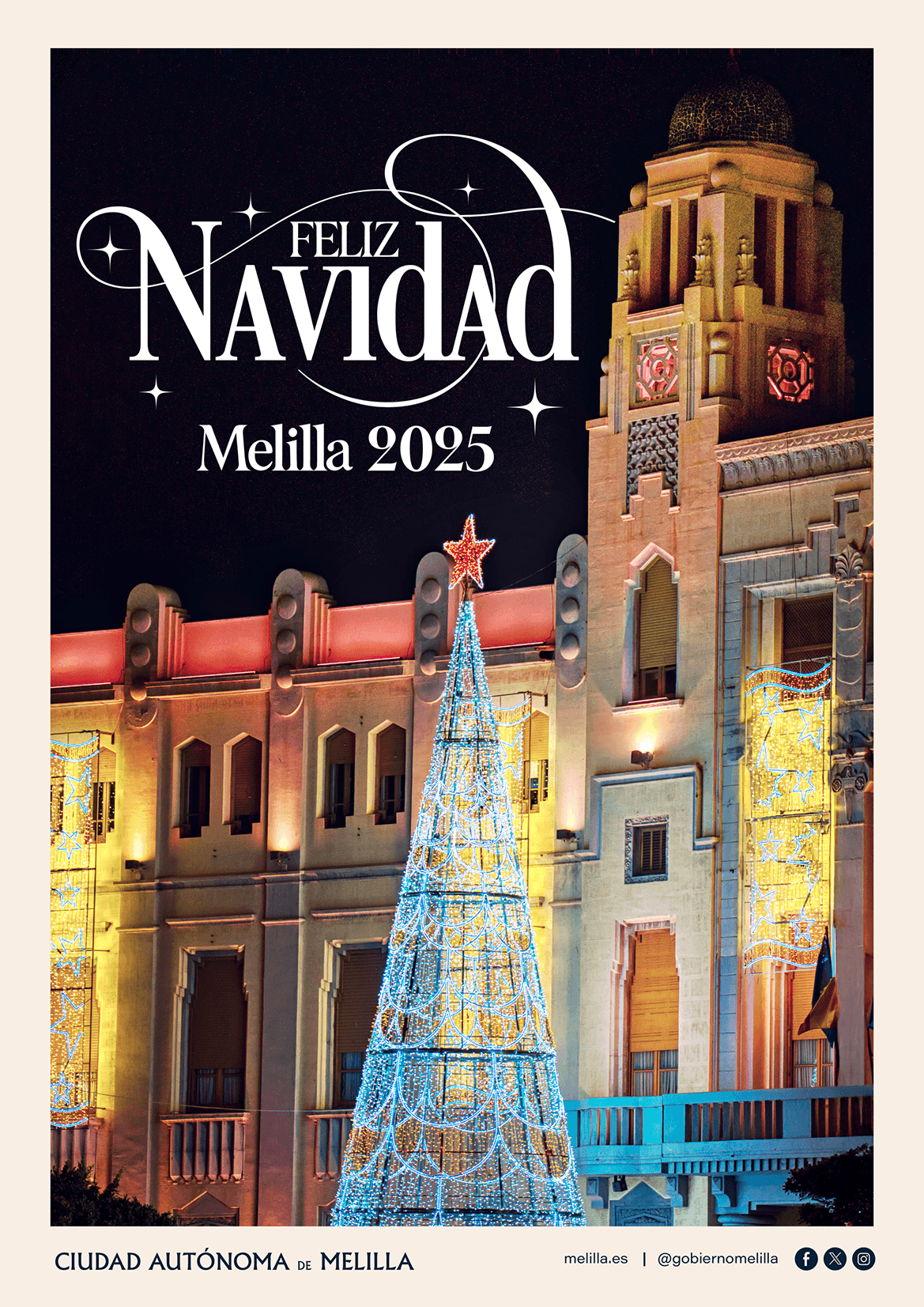 Cartel Feliz Navidad 2025