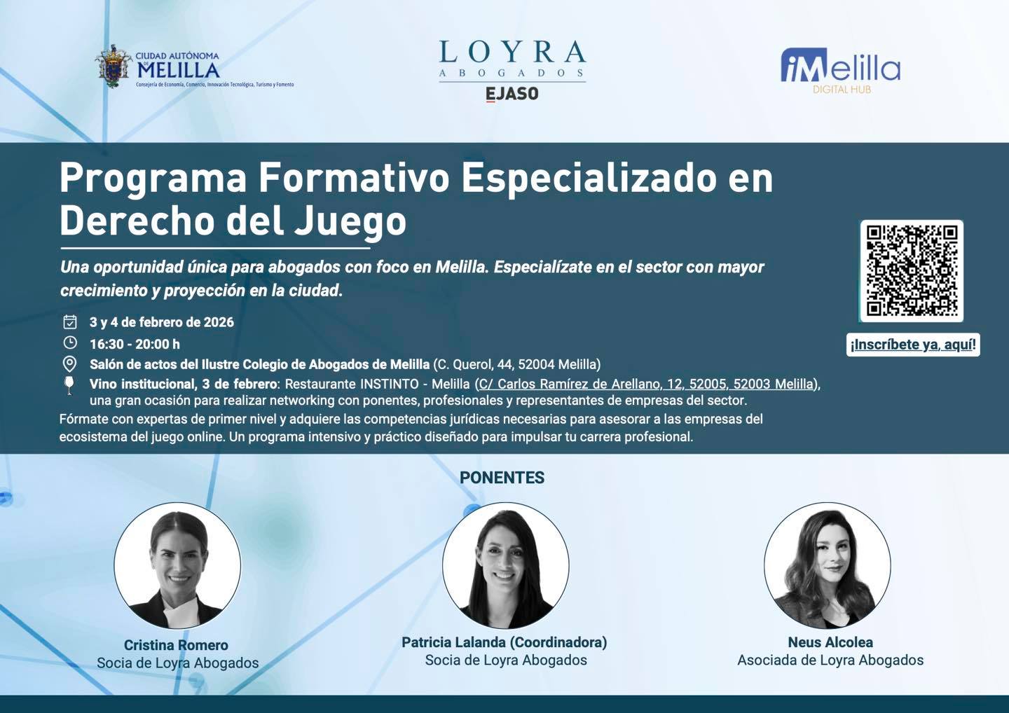 CARTEL Programa Formativo Especializado en Derecho del Juego