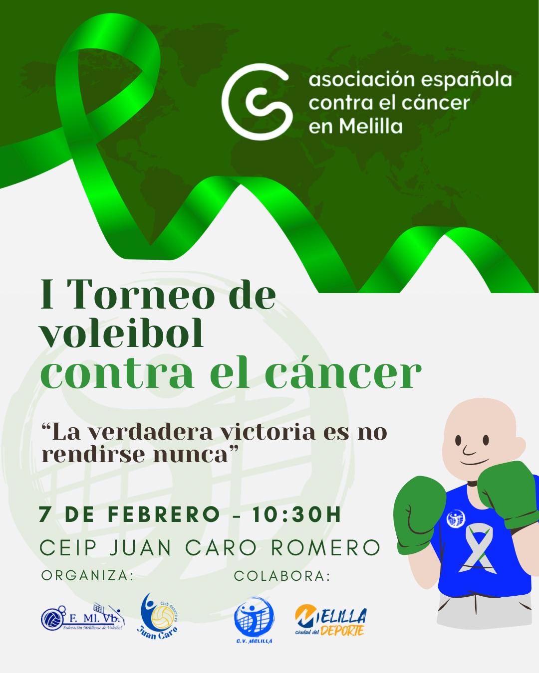 CARTEL I Torneo de Voleibol contra el c�ncer