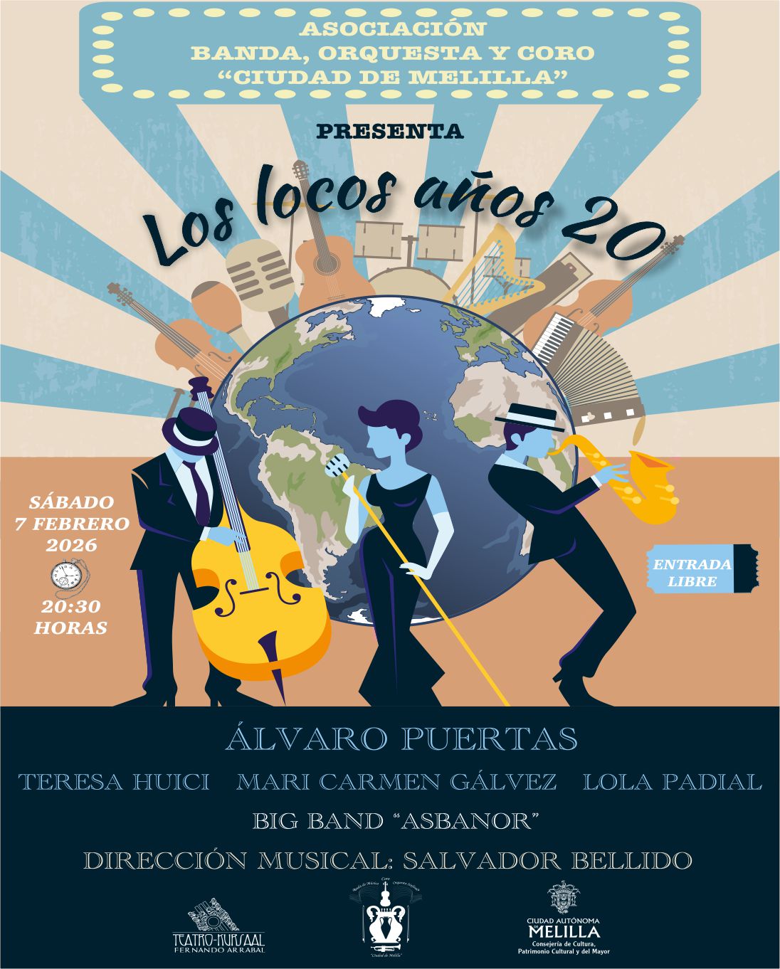 Banda, Orquesta y Coro ''Ciudad de Melilla'' - Los locos a�os 20