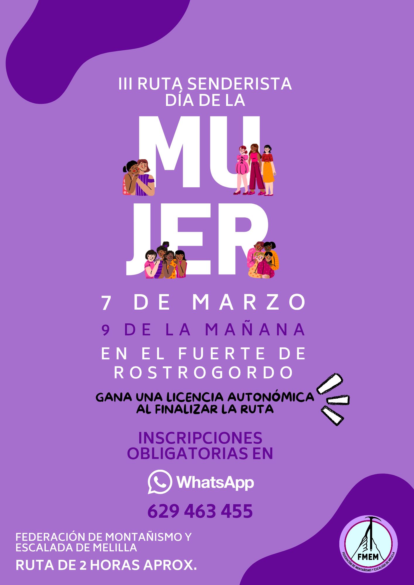 CARTEL III Ruta Senderista - D�a de la Mujer