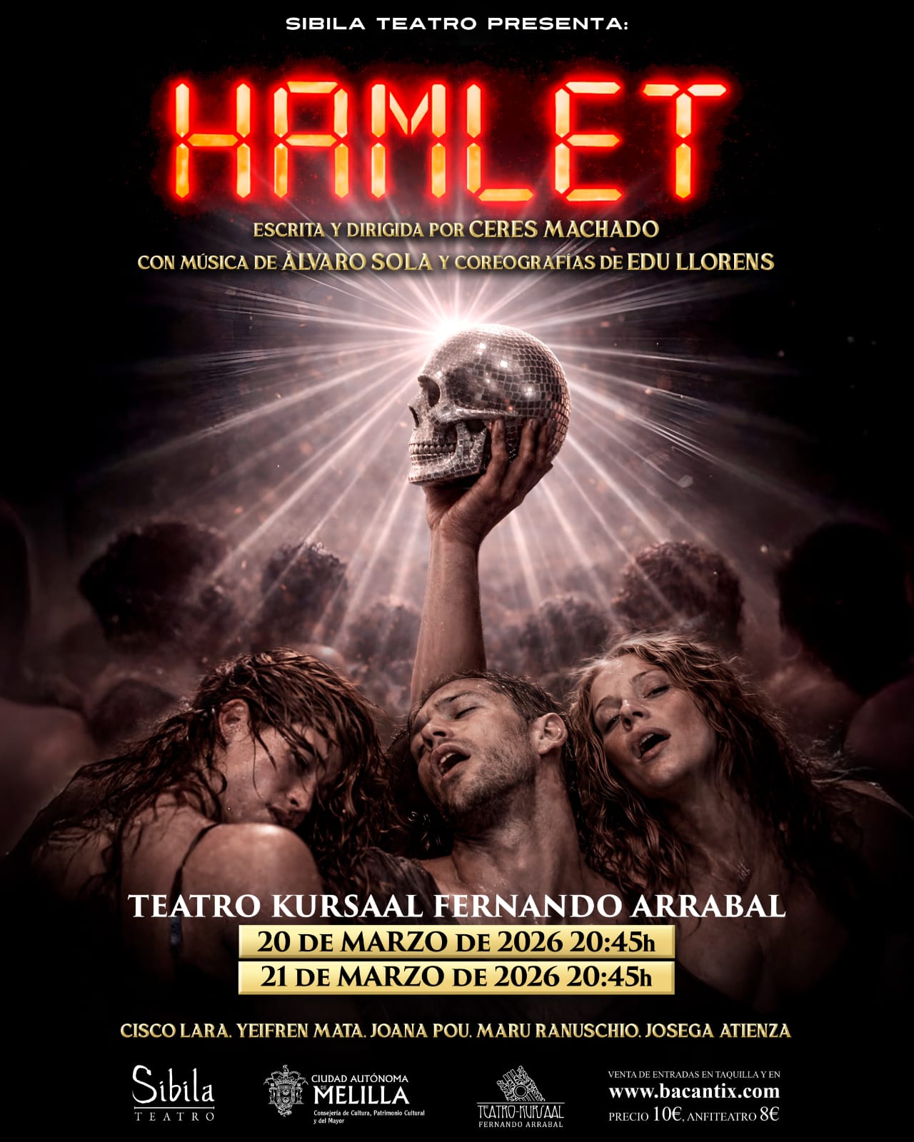 Cartel Teatro Kursaal - HAMLET