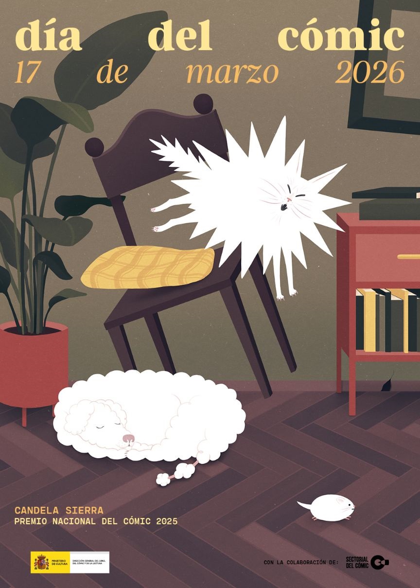 Cartel Exposici�n por el D�a del C�mic