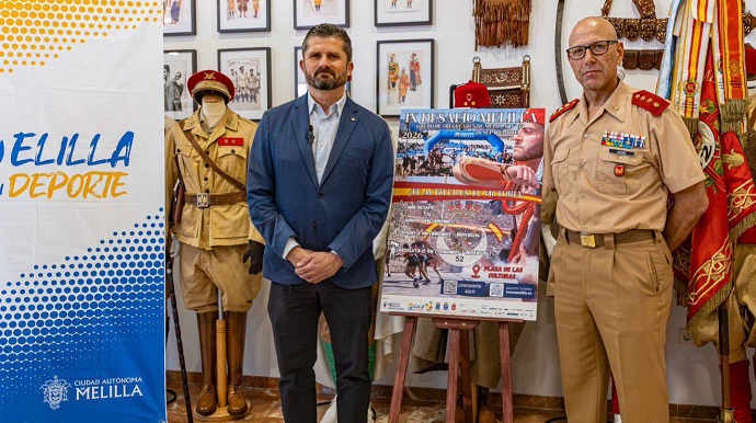 EL CONSEJERO DE DEPORTE PRESENTA LA IX EDICI�N DEL 'DESAF�O MELILLA' DE REGULARES