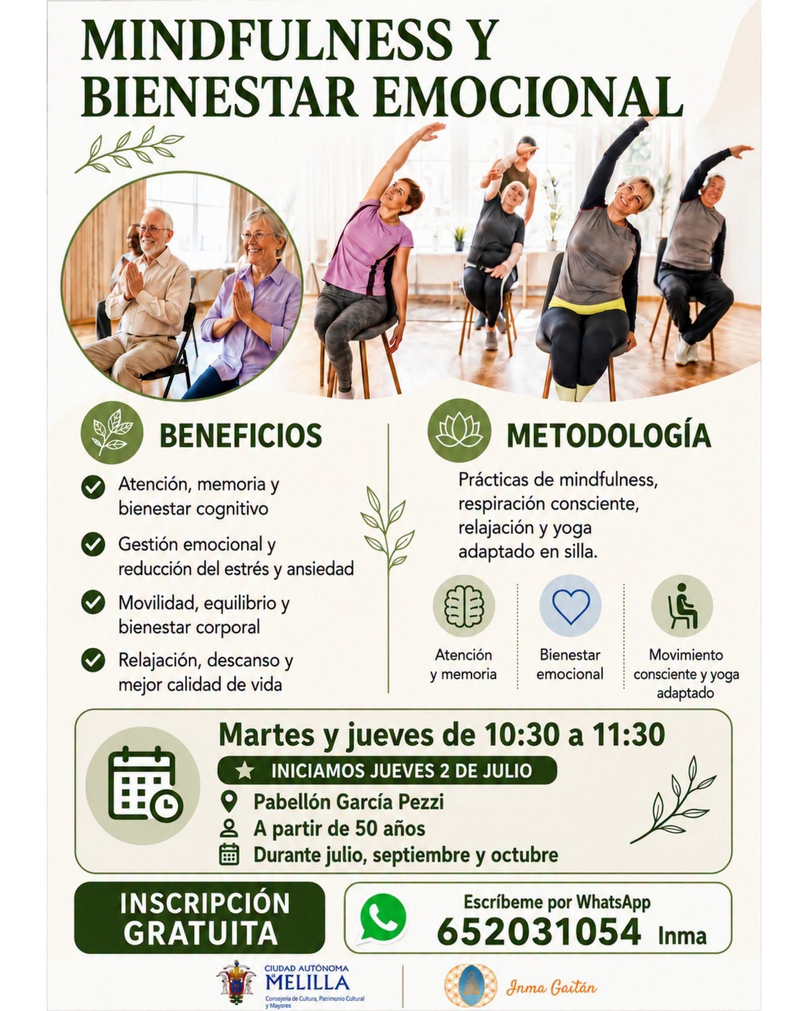 CARTEL Mindfulness y Bienestar emocional
