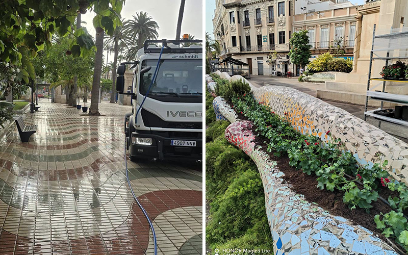 MEDIO AMBIENTE INTENSIFICA LA LIMPIEZA DE LOS PARQUES DE MELILLA Y RENUEVA LA VEGETACIÓN EN EL CENTRO MEDIO AMBIENTE INTENSIFICA LA LIMPIEZA DE LOS PARQUES DE MELILLA Y RENUEVA LA VEGETACIÓN EN EL CENTRO