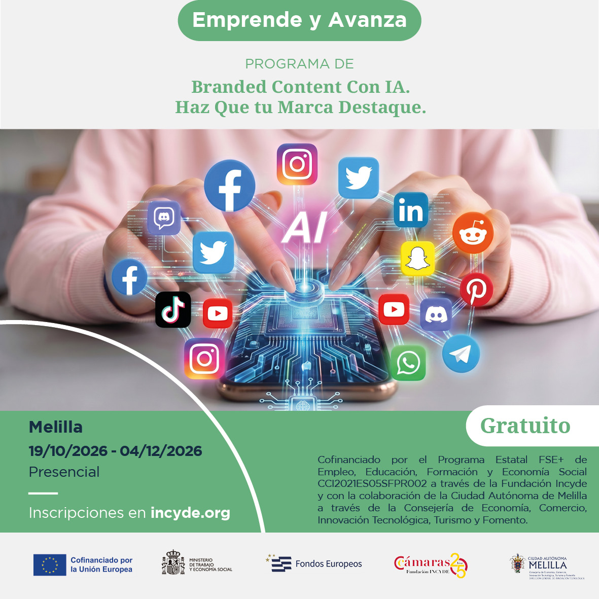 Emprende y Avanza: Branded Content Con IA. Haz que tu marca destaque