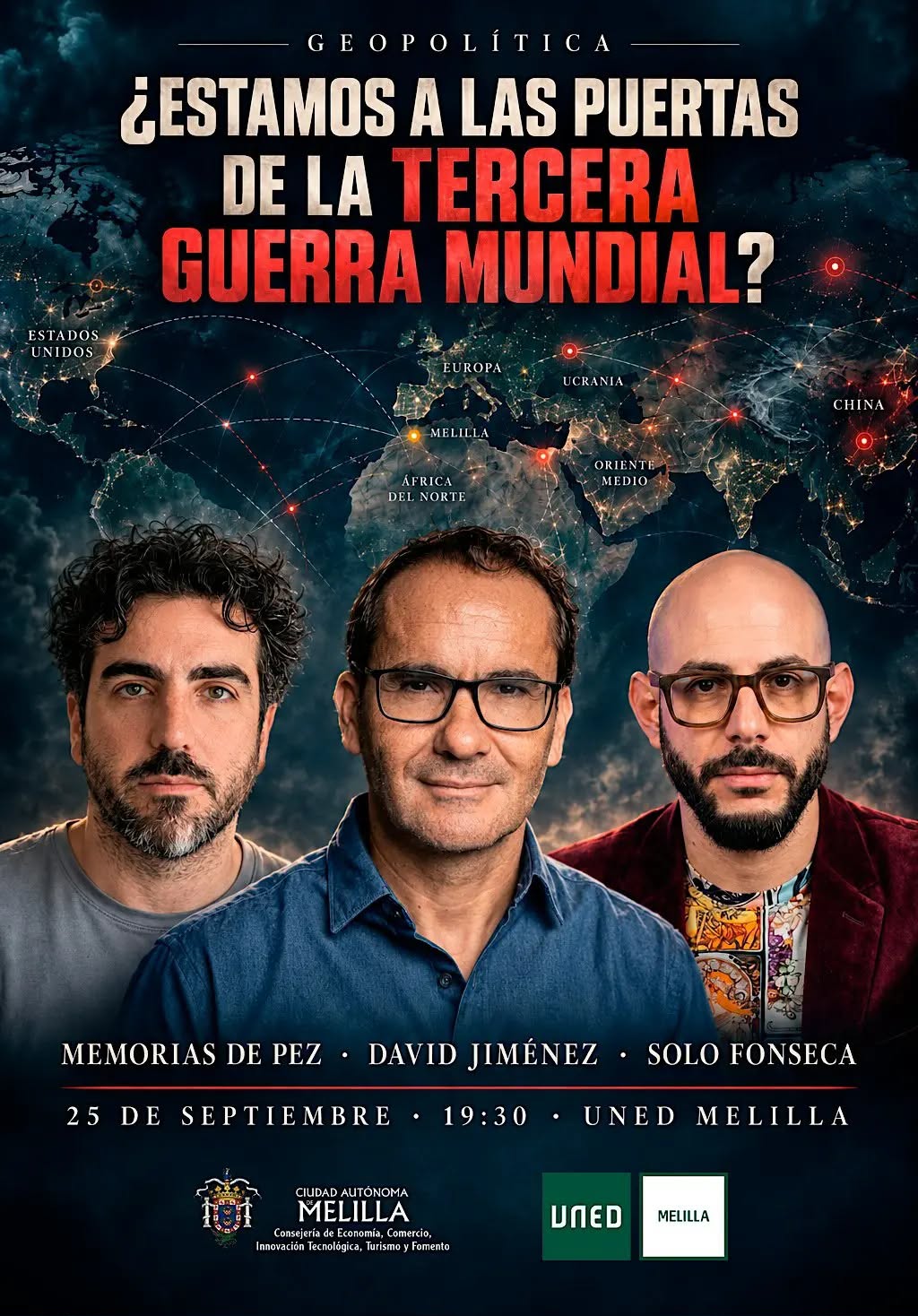 Cartel Charla - �Crees que la Tercera Guerra Mundial est� cerca?