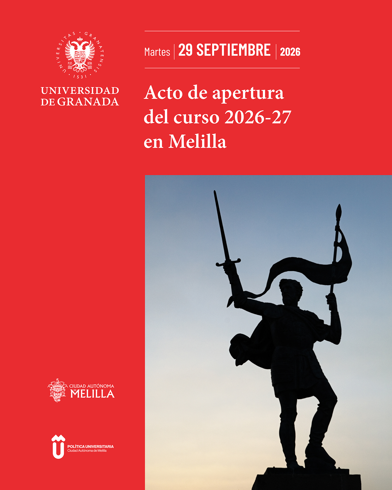 Cartel Acto de Apertura del Curso Acad�mico 2026/2027