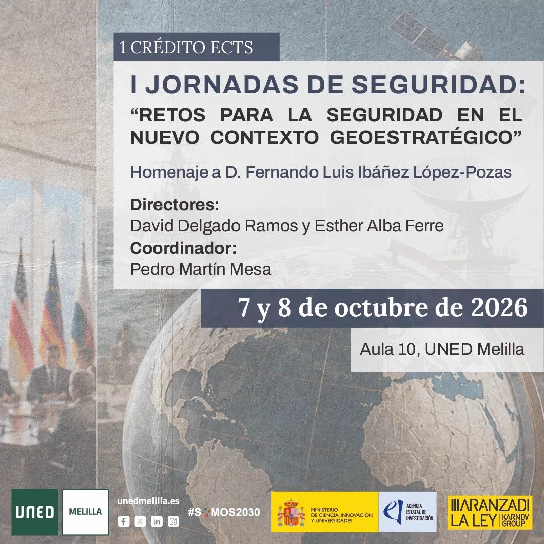 CARTEL UNED Melilla - I Jornadas de Seguridad