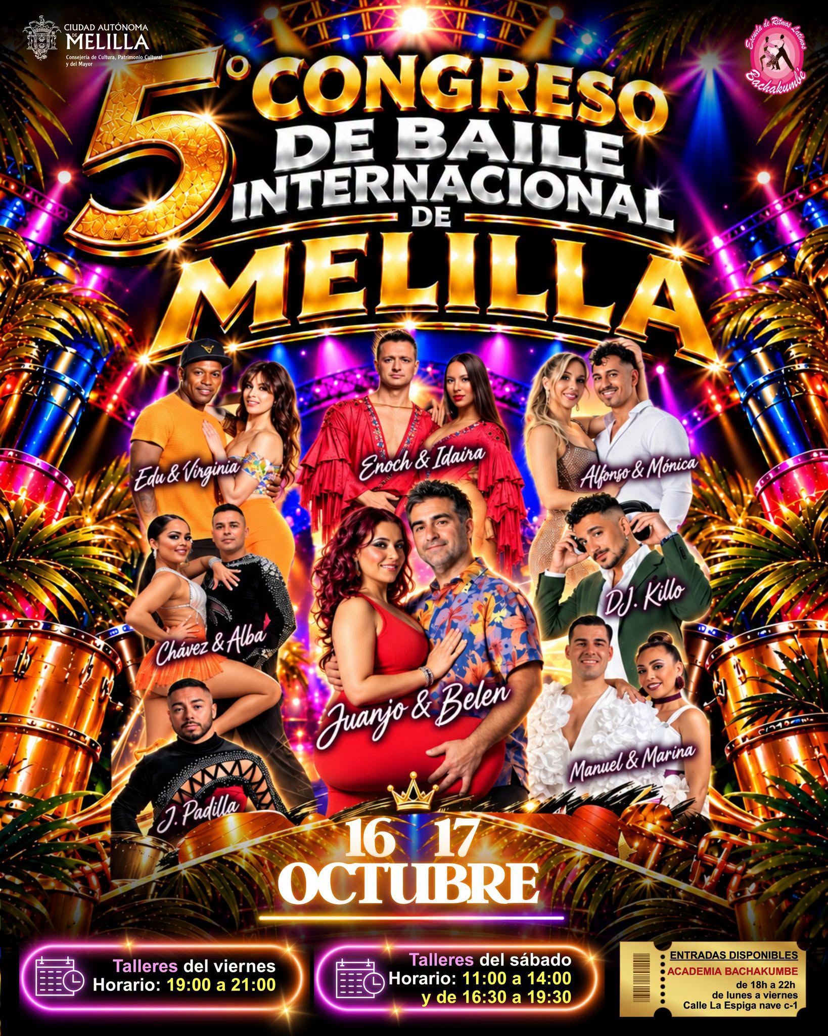 CARTEL 5� Congreso de Baile Internacional de Melilla