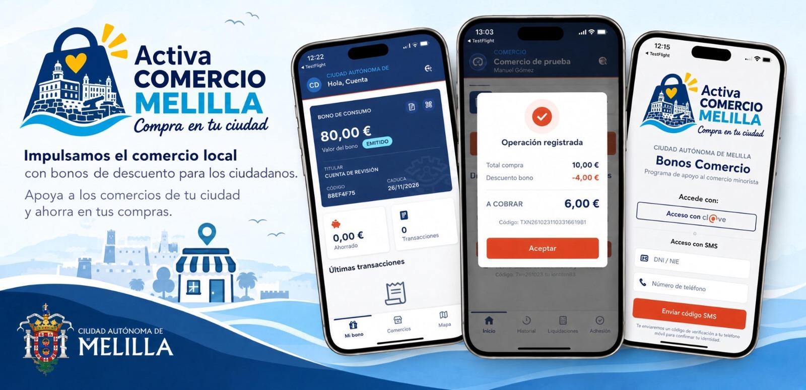 CARTEL Activa Comercio Melilla