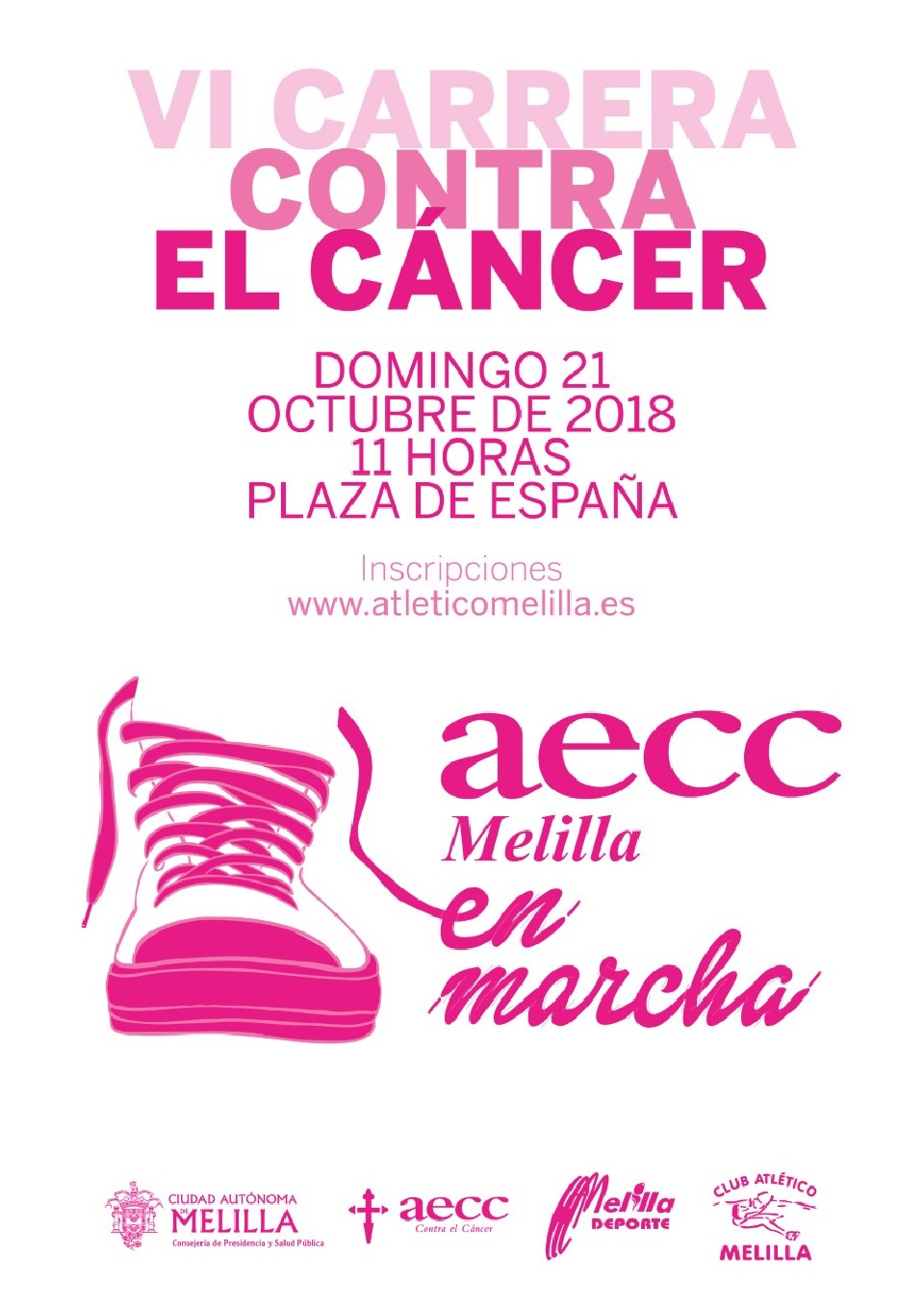 Cartel VI Carrera Contra el Cncer