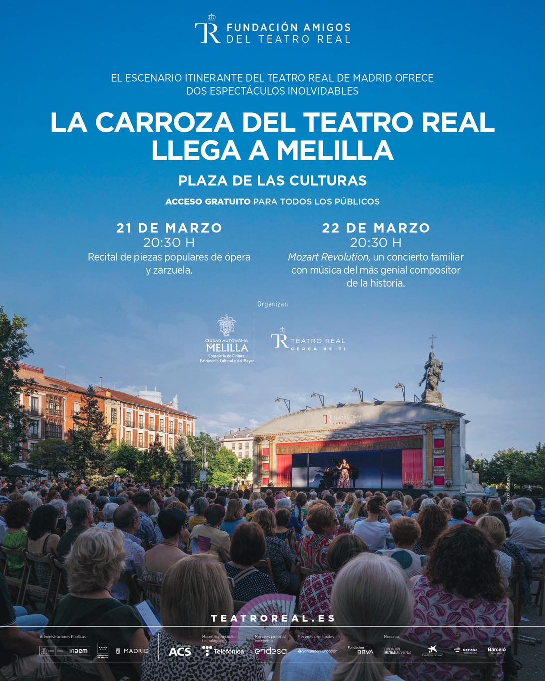 CARTEL Plaza de las culturas - La carroza del Teatro Real