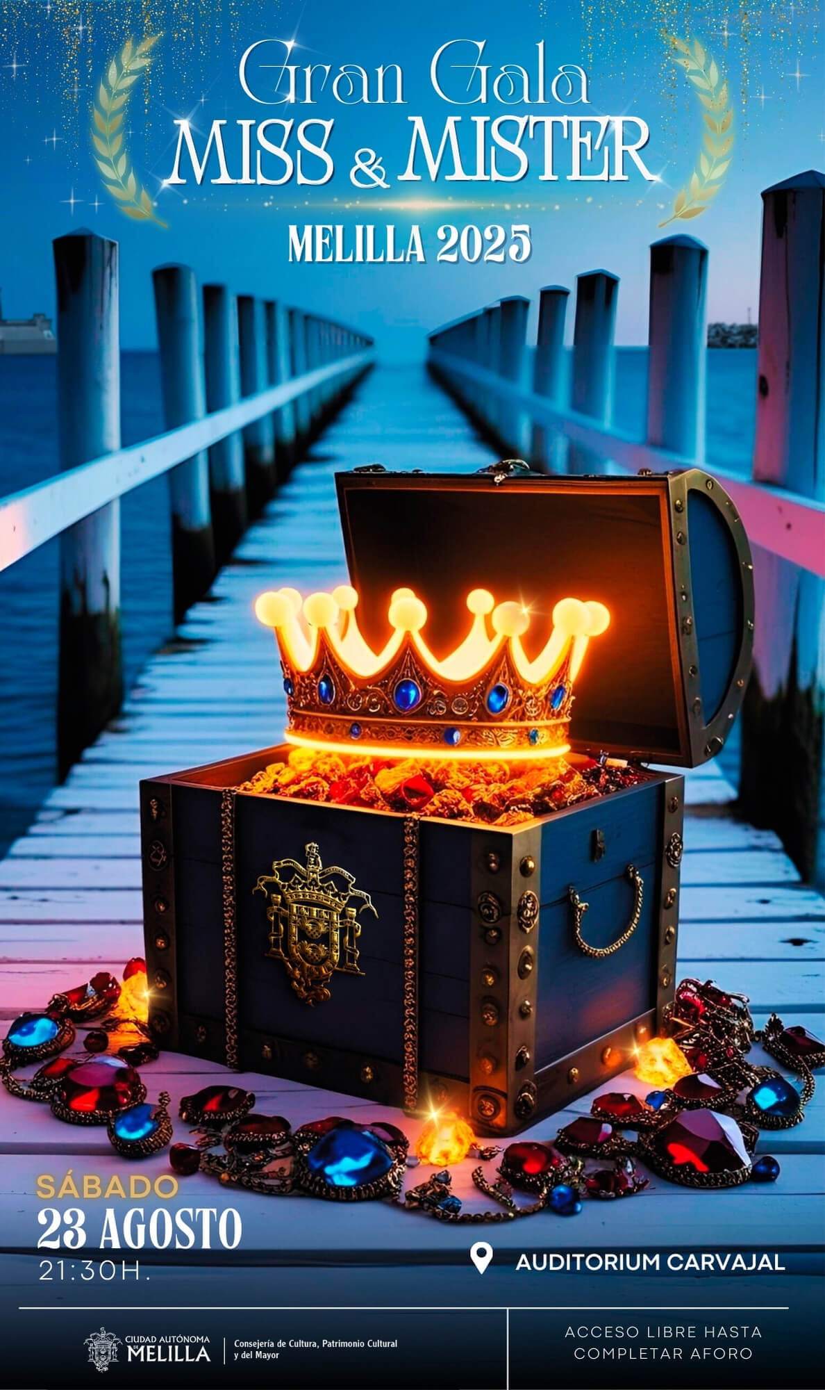 CARTEL Gala Miss y M�ster Melilla 2025
