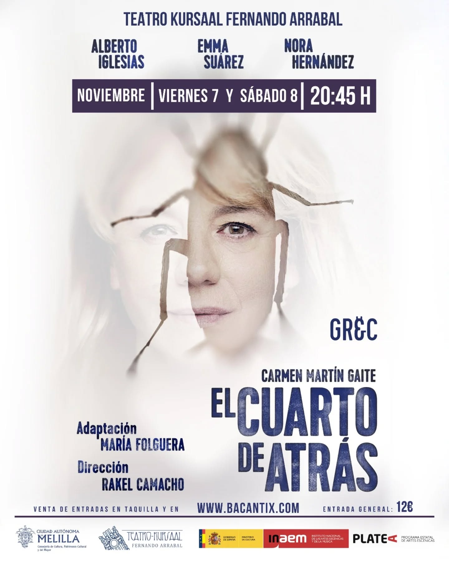 CARTEL TEATRO KURSAAL - EL CUARTO DE ATRS