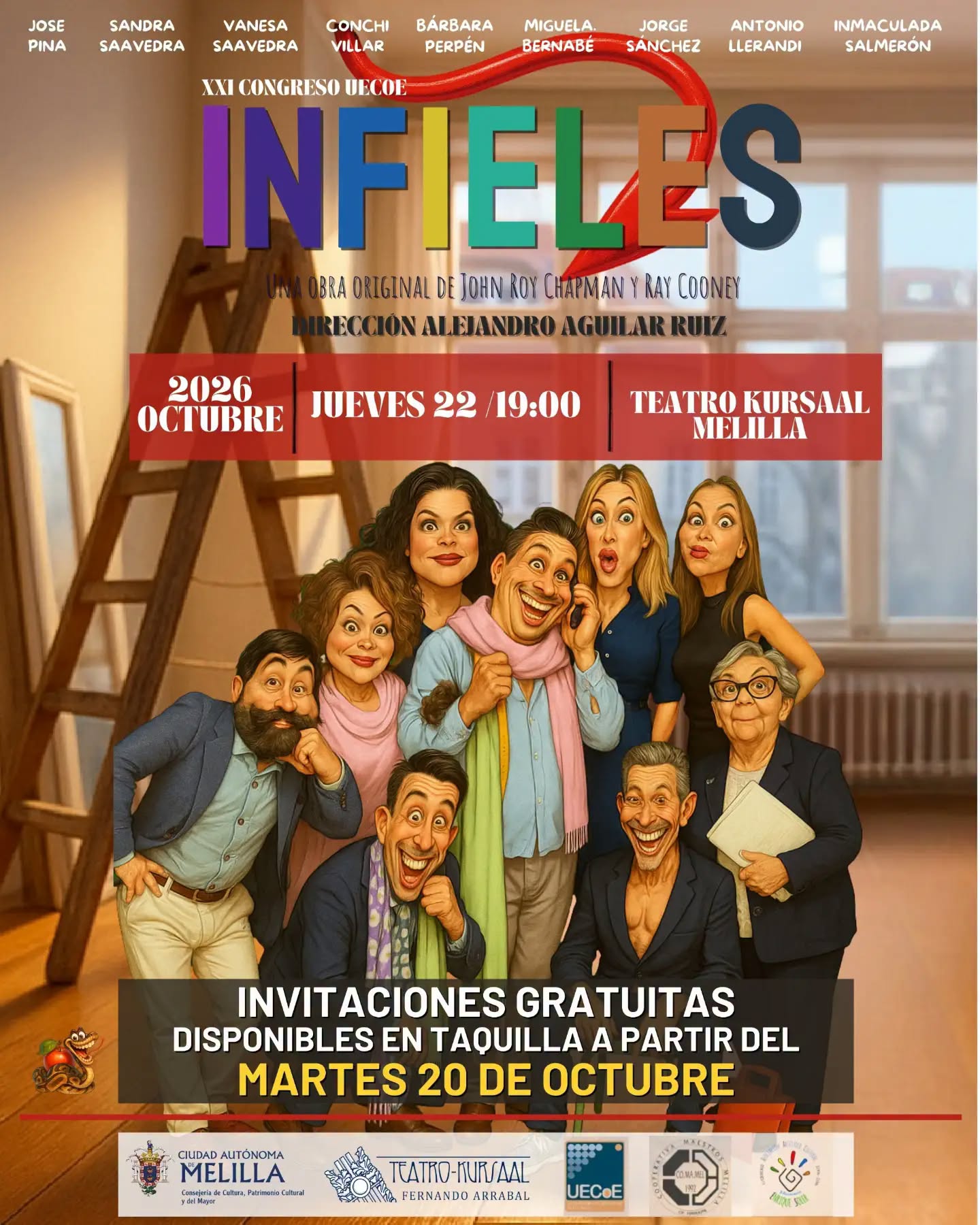 Cartel Teatro Kursaal - Infieles