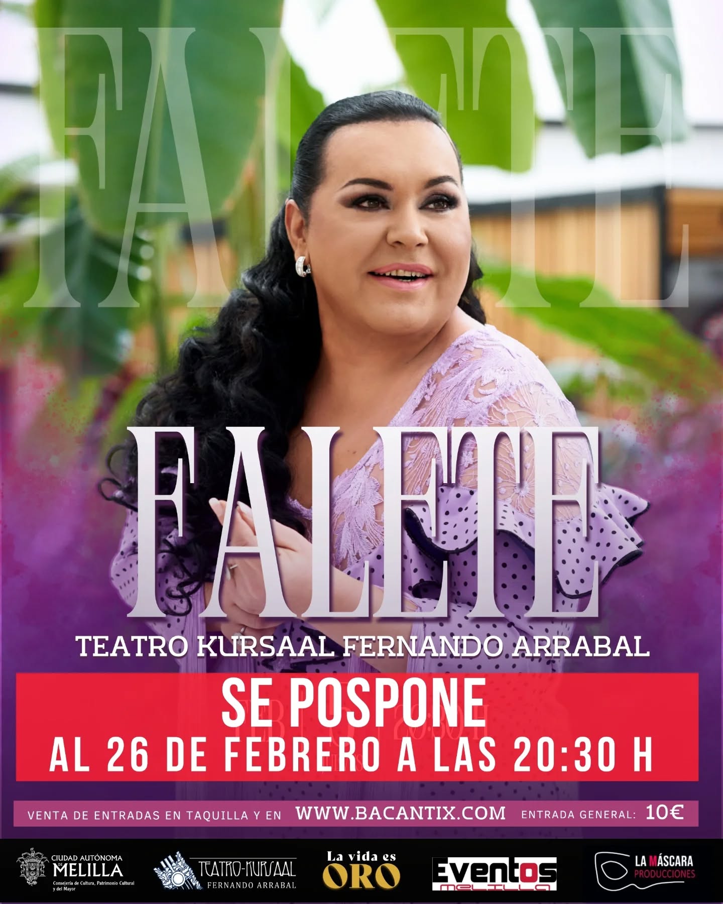 Teatro Kursaal - Falete ''Cambio de Fecha''