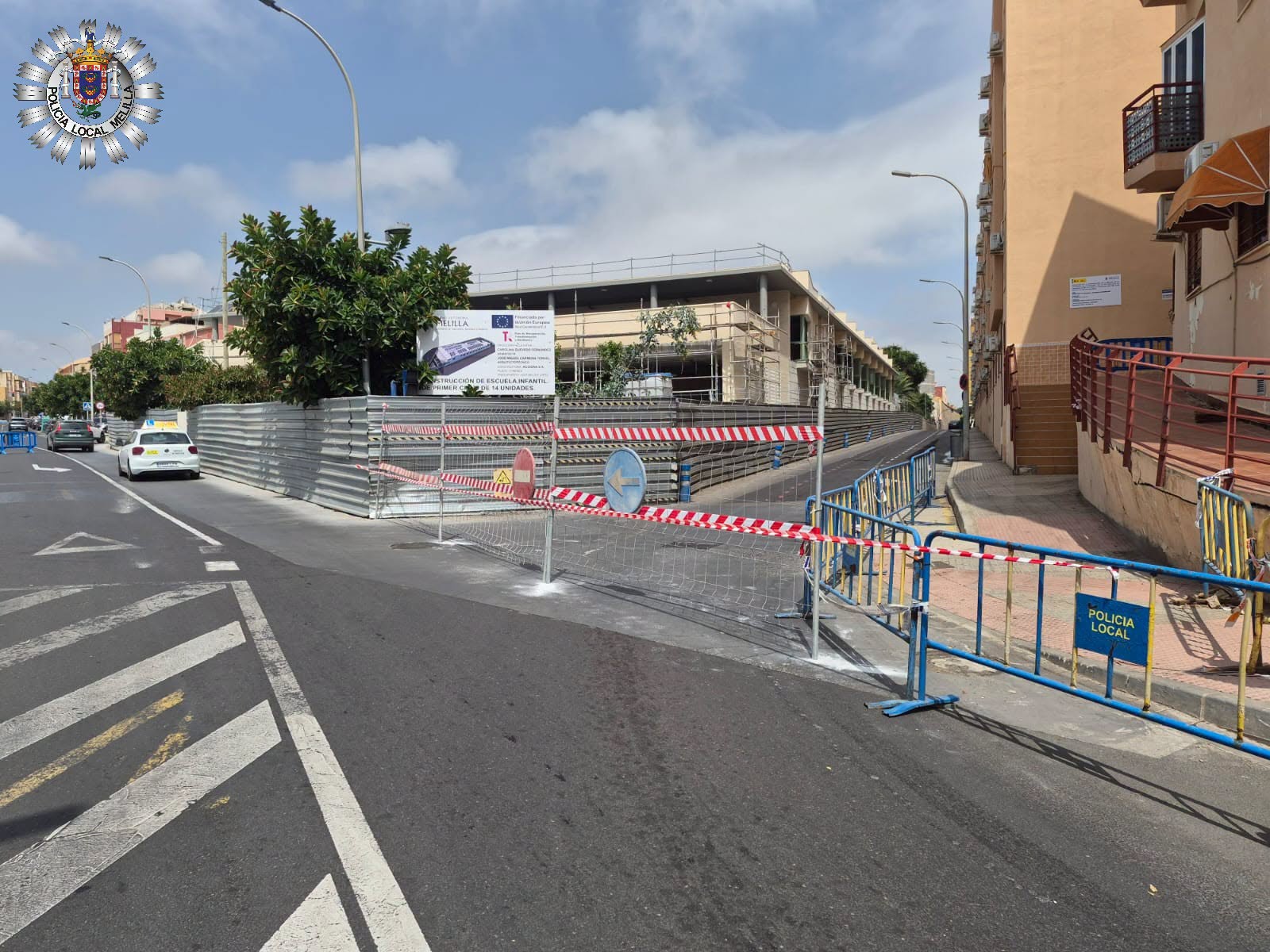 Cortes de tr�fico en la C/ Altos de la v�a desde el 18 de agosto por obras de refuerzo del firme y capa de rodadura