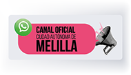 Banner Campaa del Canal Oficial de WhatsApp de la Ciudad Autnoma de Melilla