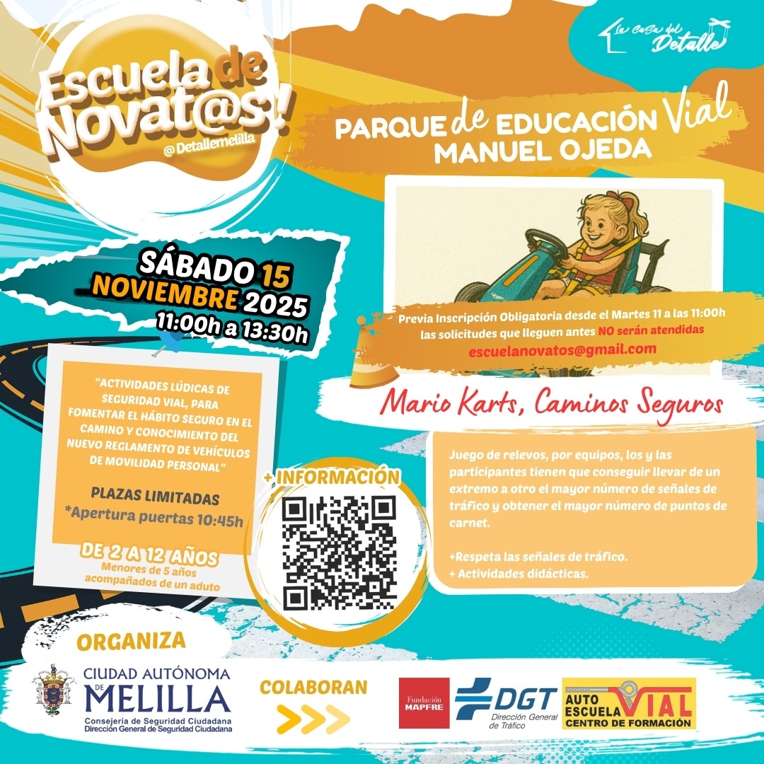 CARTEL Escuela de Novat@s! Sbado 15 de noviembre