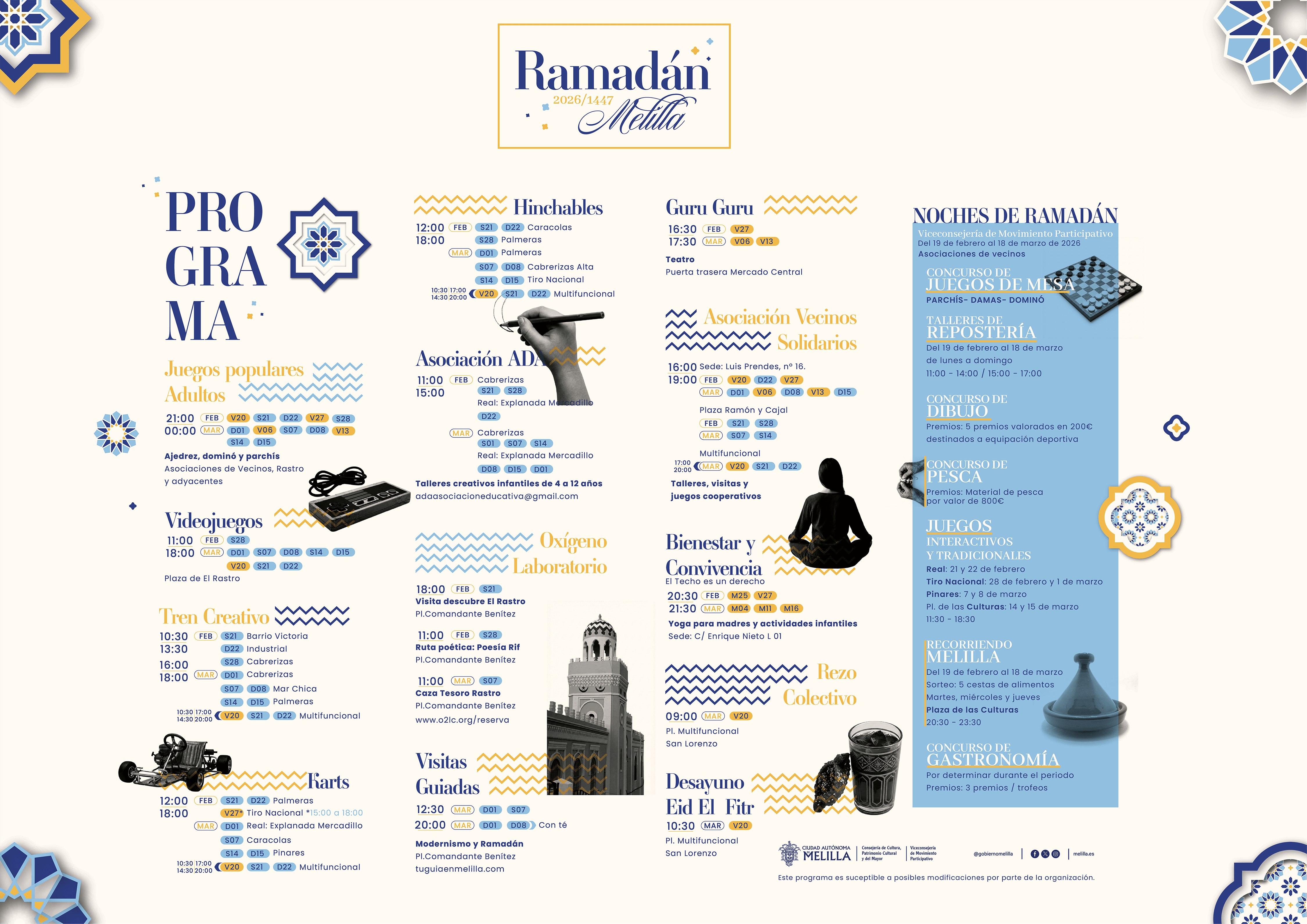 Cartel Programa de Actividades - Ramad�n 2026