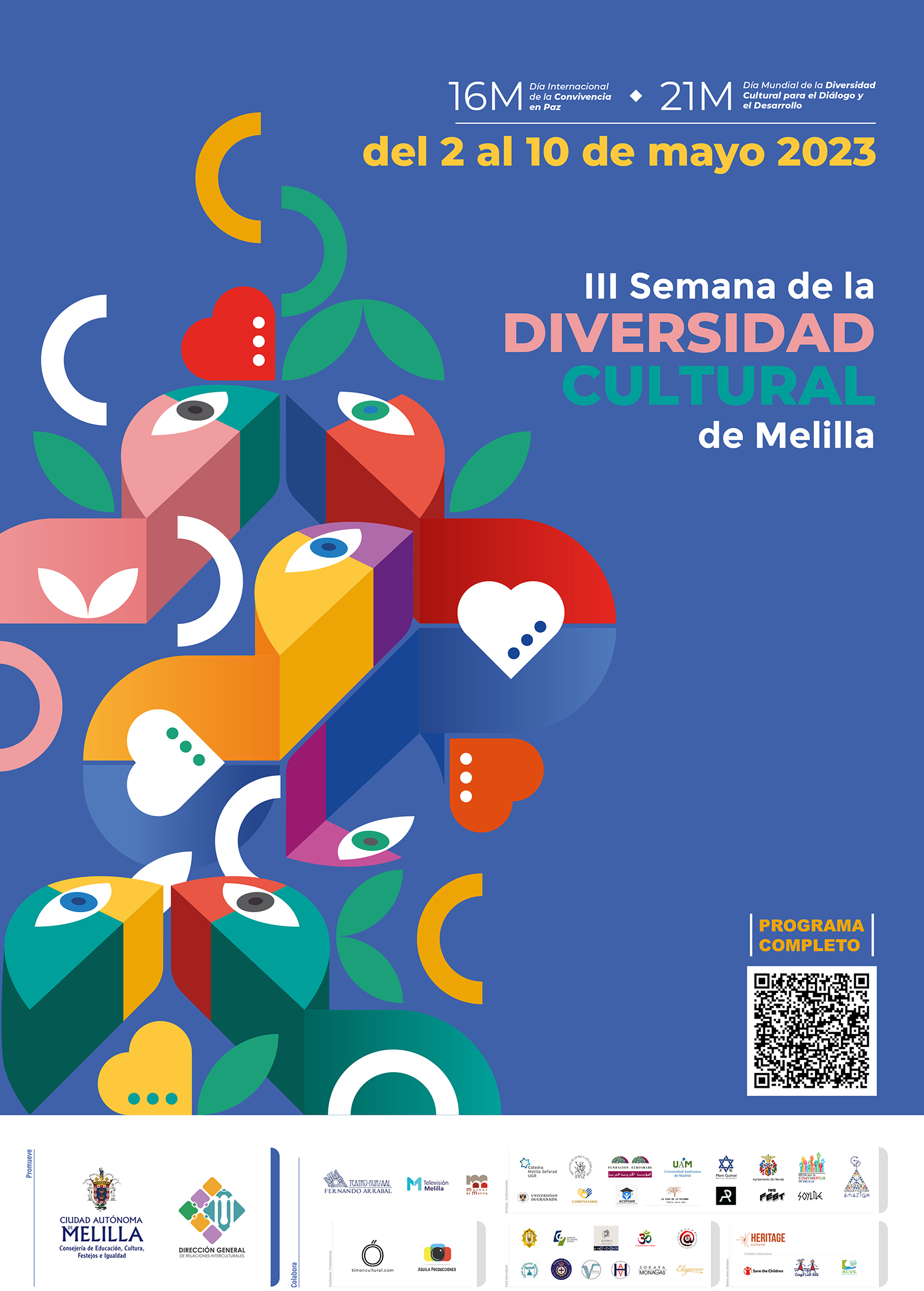 Cartel III Semana de la Diversidad Cultural de Melilla