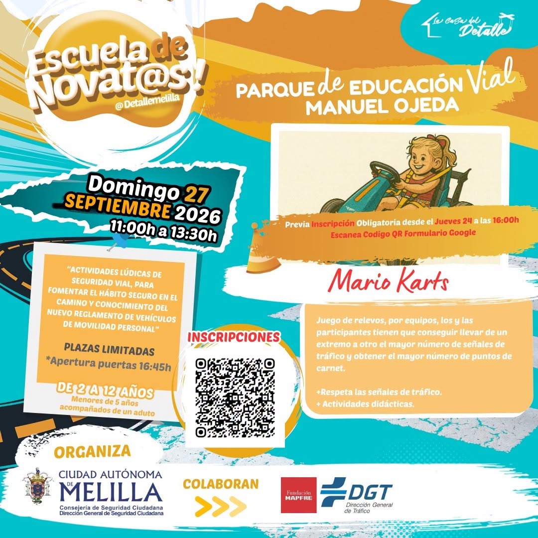 Cartel �Escuela de Novat@s! - 27 de septiembre de 2026