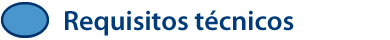 Requisitos técnicos